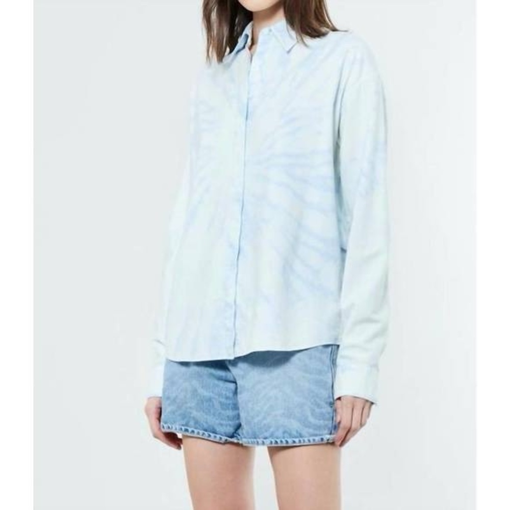 NWT RTABrand Brady Oversized Bleached Shirt Size M